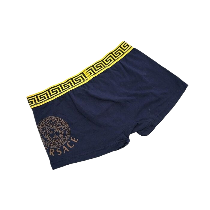 Boxer Versace Hombre Dolado Profundo Azul